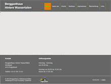 Tablet Screenshot of hinterewasserfallen.ch